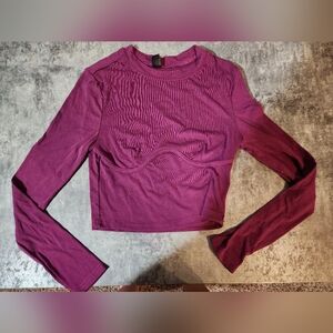 Shein long sleeve crop